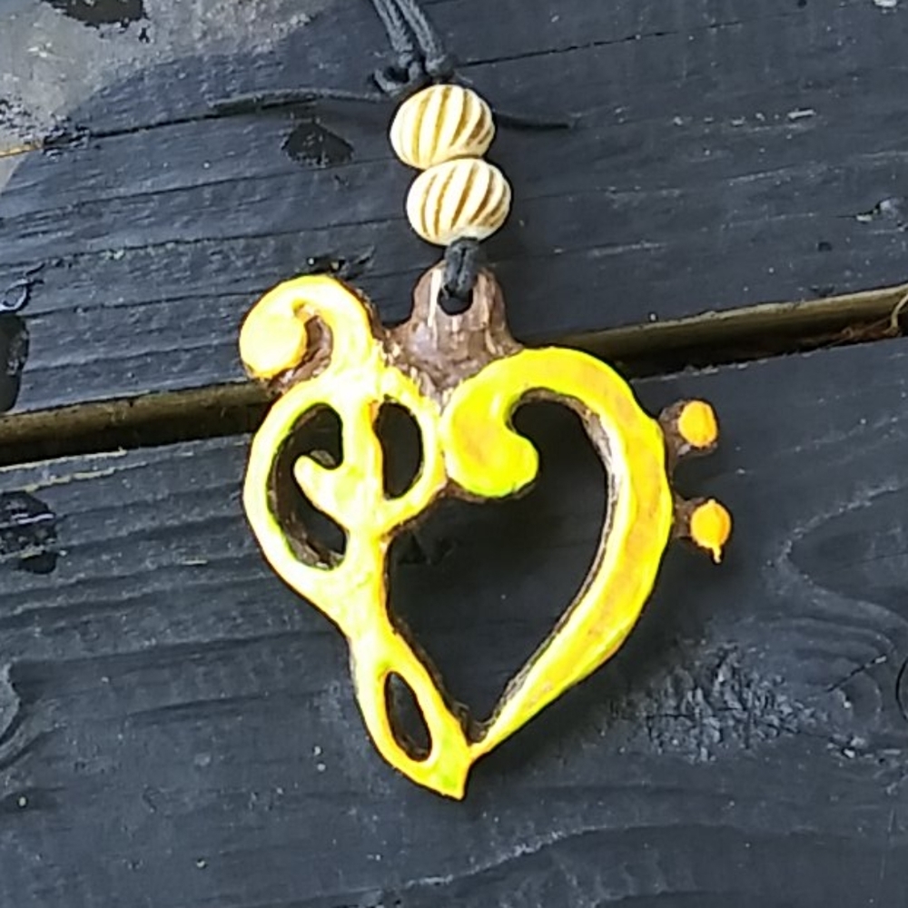 Treble cliff bass cliff Heart